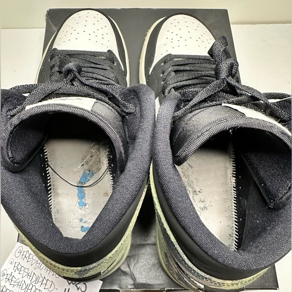 PRE-OWNED 2020 JORDAN 1 MID SE CAMO MENS SZ 10 OG ALL EXTRA CAMO LACES CLEAN - Picture 11 of 16